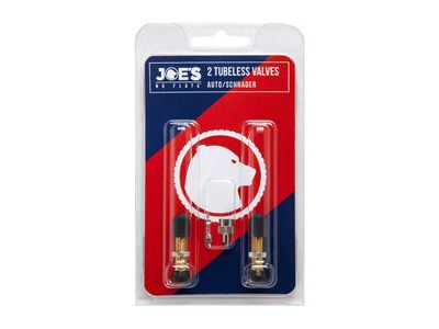 Joe's No Flats Tubeless Schrader Valves (Pairs):