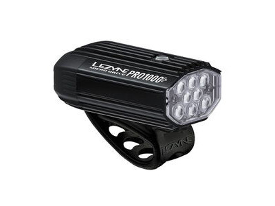 Lezyne MICRO DRIVE PRO 1000+ FRONT - SATIN BLACK