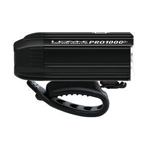 Lezyne MICRO DRIVE PRO 1000+ FRONT - SATIN BLACK click to zoom image