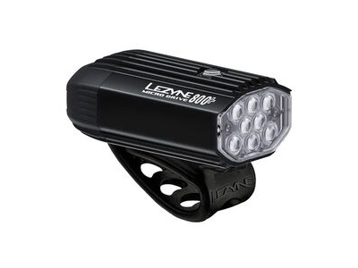 Lezyne MICRO DRIVE 800+ FRONT - SATIN BLACK