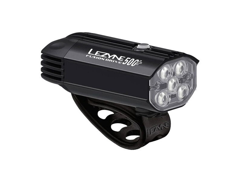 Lezyne FUSION DRIVE 500+ FRONT - SATIN BLACK click to zoom image