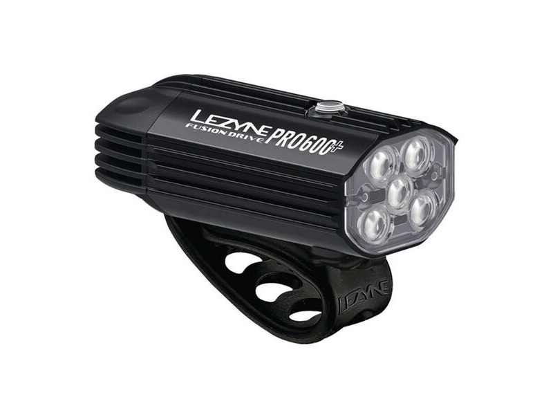 Lezyne FUSION DRIVE PRO 600+ FRONT - SATIN BLACK click to zoom image