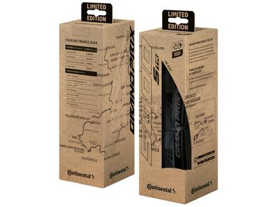 Continental Grand Prix 5000s Tubeless Ready Tyre Tour De France Version - Foldable Blackchili Compound 2024: Black/Black 700x28c