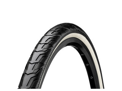 Continental Ride City Reflex Tyre - Wire Bead: Black/Cream Reflex 700 X 47c (45c)