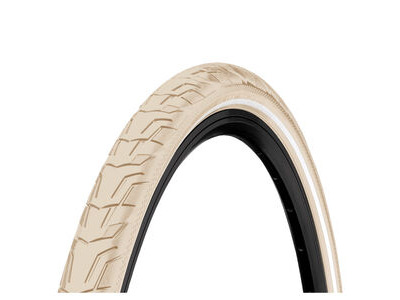 Continental Ride City Reflex Tyre - Wire Bead: Cream/Cream Reflex 700 X 42c (40c)