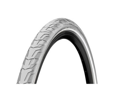 Continental Ride City Reflex Tyre - Wire Bead: Grey/Grey Reflex 700 X 42c (40c)