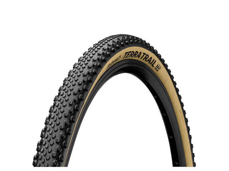 Continental Terra Trail Protection Tyre - Foldable Blackchili Compound: Black/Cream 700 X 40c click to zoom image