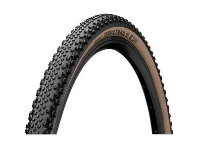 Continental Terra Trail Shieldwall Tyre - Foldable Skin 2022: Black/Brown 700x40c, 28x1.50 28"