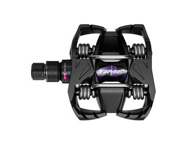 Time Mx 6 MTB Pedals, Including Atac Standard Cleats: Black Purple
