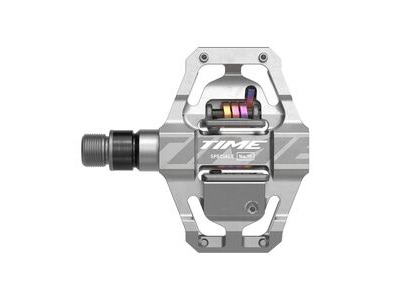 Time Speciale 10 Small MTB Pedals, Including Atac Standard Cleats: Raw Aluminium