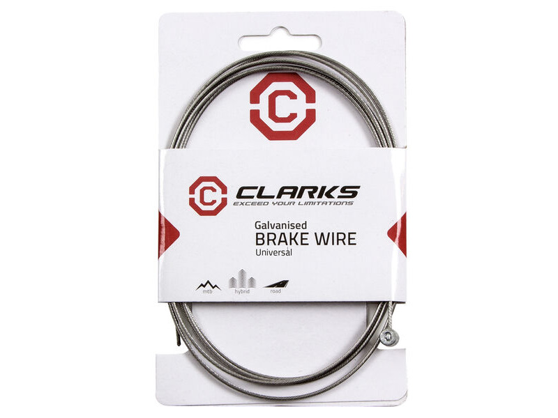Clarks Universal Galvanised Inner Brake Wire L2000mm Fits All Major Systems click to zoom image