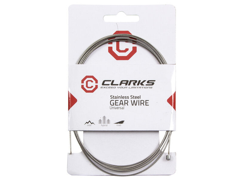 Clarks Universal S/S Tube Nipple Inner Gear Wire W1.1 X L2275mm Fits All Major Systems click to zoom image