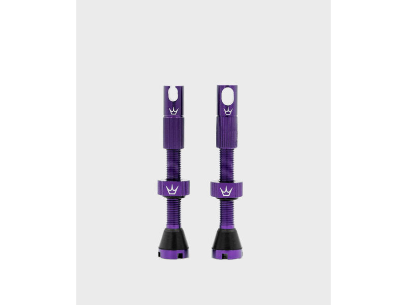 Peaty's x Chris King Tubeless MK2 Valves 42mm Violet click to zoom image
