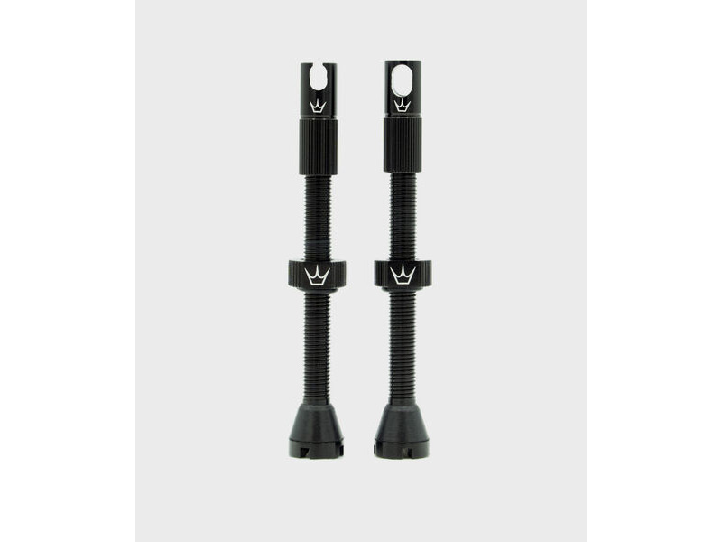 Peaty's x Chris King Tubeless MK2 Valves 60mm Black click to zoom image