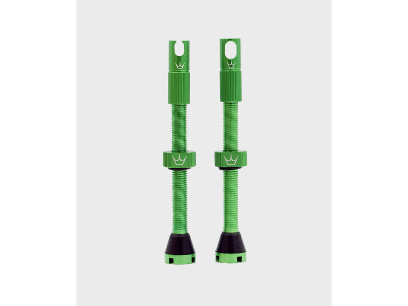 Peaty's x Chris King Tubeless MK2 Valves 60mm Emerald click to zoom image