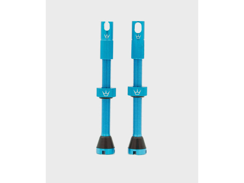 Peaty's x Chris King Tubeless MK2 Valves 60mm Turquoise click to zoom image