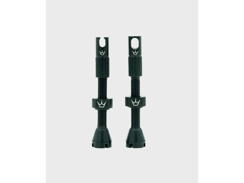 Peaty's x Chris King Tubeless MK2 Valves 42mm Black click to zoom image