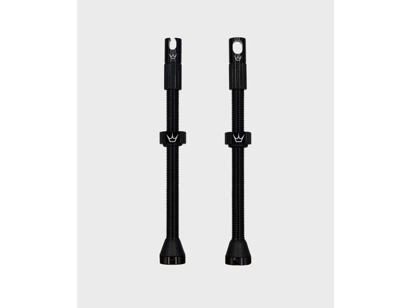 Peaty's x Chris King Tubeless MK2 Valves 80mm Black click to zoom image