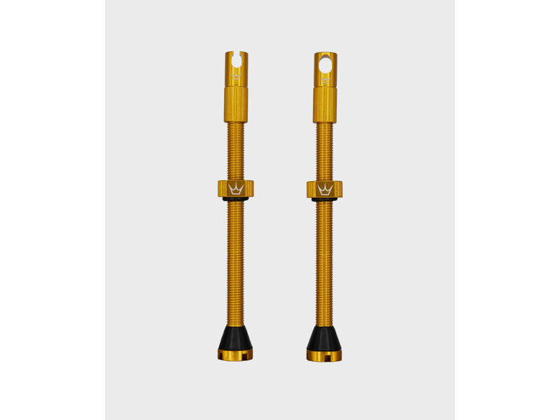 Peaty's x Chris King Tubeless MK2 Valves 80mm Gold click to zoom image