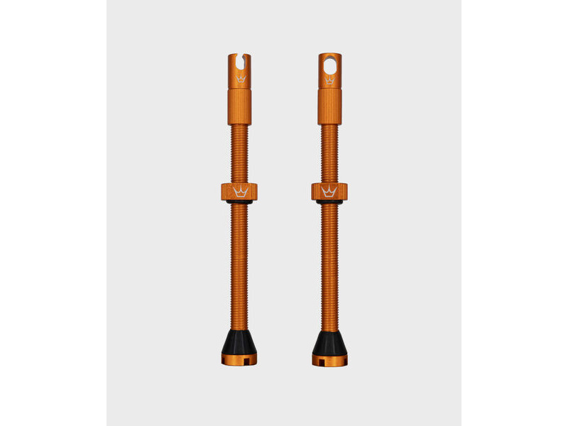 Peaty's x Chris King Tubeless MK2 Valves 80mm Mango click to zoom image