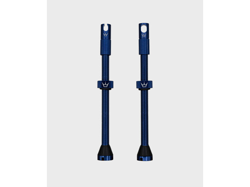Peaty's x Chris King Tubeless MK2 Valves 80mm Navy click to zoom image