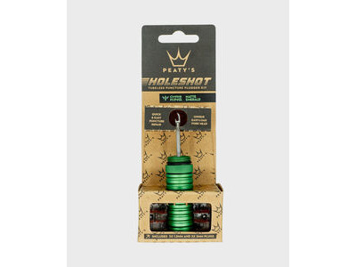 Peaty's Holeshot Tubeless Puncture Plugger Kit Single Emerald  click to zoom image