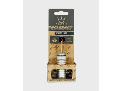 Peaty's Holeshot Tubeless Puncture Plugger Kit Single Silver  click to zoom image