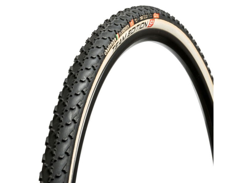 Challenge FLANDRIEN Tubeless Tubular CX Tyre in White 700x33c click to zoom image