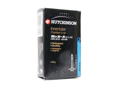 Hutchinson Standard Road Inner Tube 700 Presta 25 - 30mm, 80mm