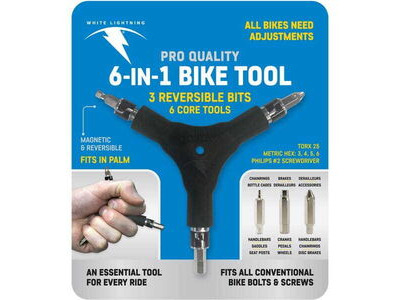 White Lightning 6 in 1 Bike Tool
