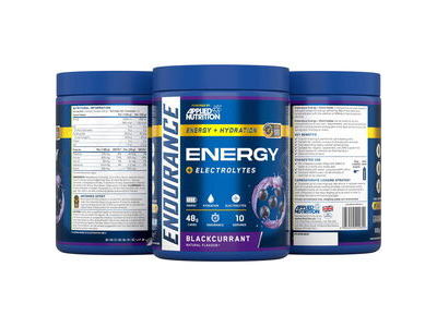 Applied Nutrition Endurance Breathe Energy & Hydration Powder - Blackcurrent - 500g click to zoom image