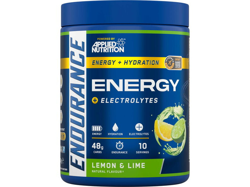 Applied Nutrition Endurance Energy & Hydration Powder - Lemon and Lime - 500g click to zoom image