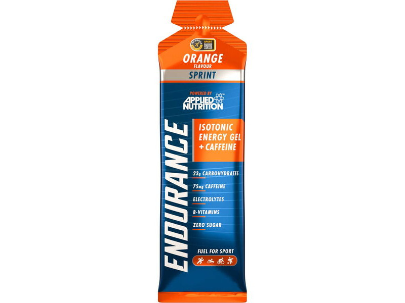 Applied Nutrition Endurance Sprint Isotonic Energy Gel Caffeine - Orange - 60ml x Box 20 click to zoom image