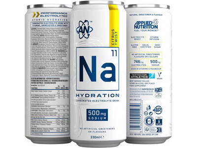 Applied Nutrition Na.11 Hydration Drink - Citrus Twist - 330ml x Box of 12 click to zoom image