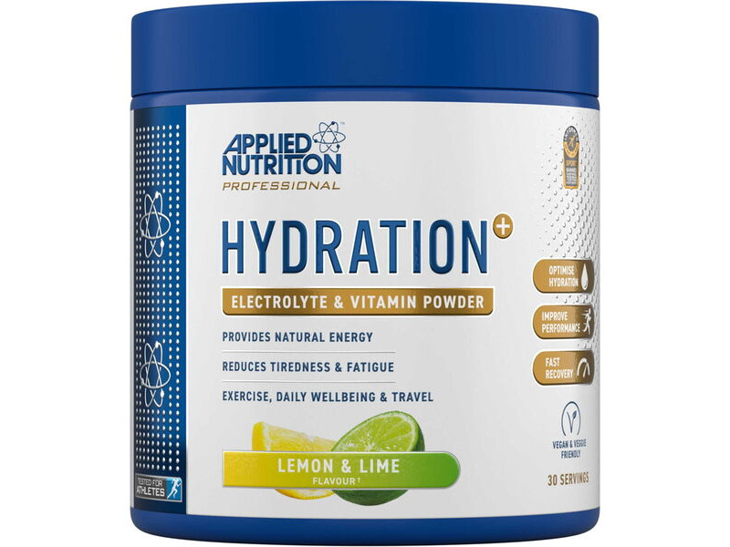 Applied Nutrition Hydration+ Complete Electrolyte & Vitamin Powder - Lemon and Lime - 240g click to zoom image