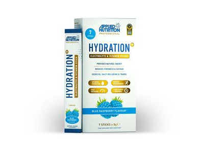 Applied Nutrition Hydration+ Electrolyte & Vitamin Powder Stick - Blue Raspberry - 8g x 7 packs