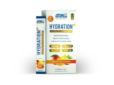 Applied Nutrition Hydration+ Electrolyte & Vitamin Powder Stick - Tropical Vibes - 8g x 7 packs