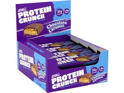 Applied Nutrition Protein Crunch Bar - Milk Chocolate Caramel - 62g x Box of 12 click to zoom image