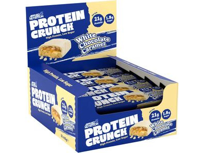 Applied Nutrition Protein Crunch Bar - White Chocoalte Caramel - 62g x Box of 12 click to zoom image