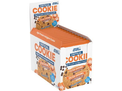 Applied Nutrition Protein Critical Cookie - Salted Caramel & Choc Chip - 73g x Box of 12 click to zoom image