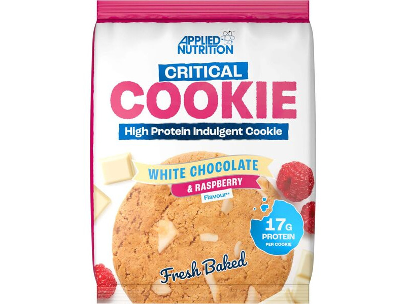 Applied Nutrition Protein Critical Cookie - White Chocolate Raspberry - 73g x Box of 12 click to zoom image