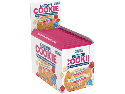 Applied Nutrition Protein Critical Cookie - White Chocolate Raspberry - 73g x Box of 12 click to zoom image