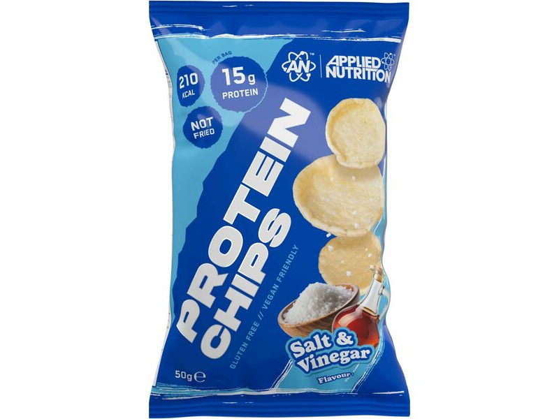 Applied Nutrition Protein Chips - Salt & Vinegar - 50g x Box of 7 click to zoom image