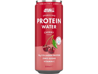 Applied Nutrition Sparkling Protein Water Drink - Cherry - 330ml x Box of 12