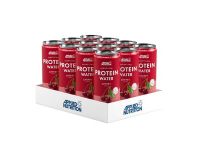 Applied Nutrition Sparkling Protein Water Drink - Cherry - 330ml x Box of 12 click to zoom image