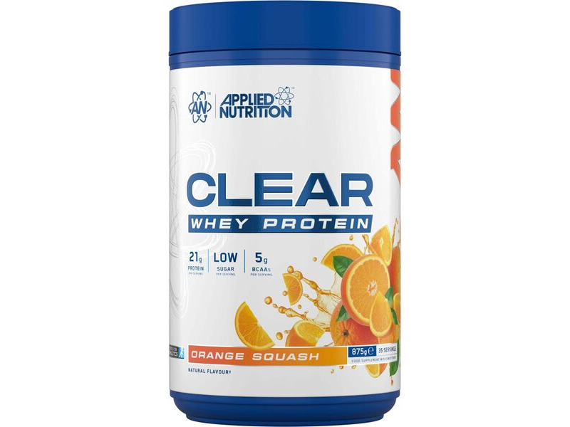 Applied Nutrition Clear Whey Protein Powder - Orange Squash - 875g click to zoom image
