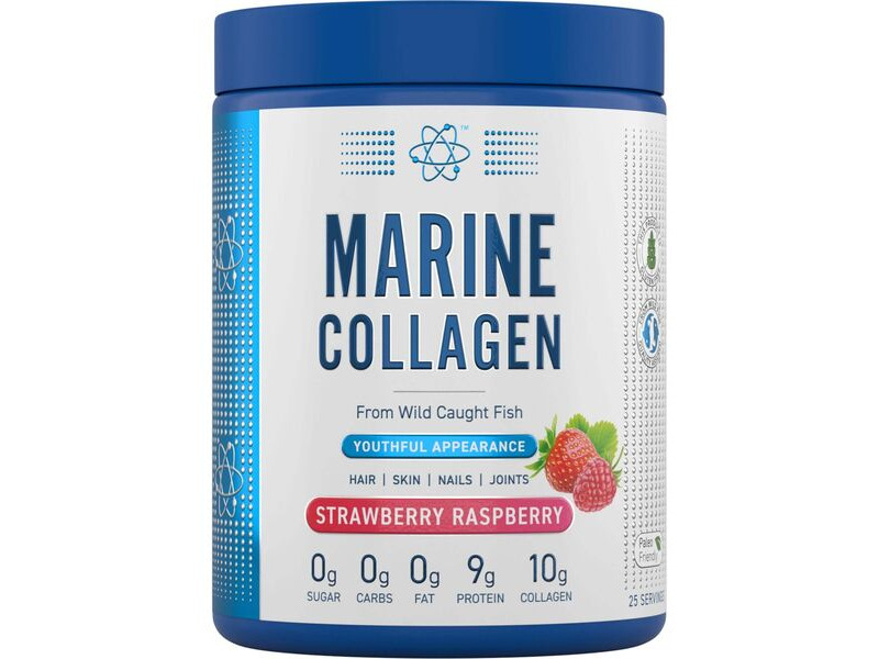 Applied Nutrition Marine Collagen Powder - Strawberry Raspberry - 300g click to zoom image