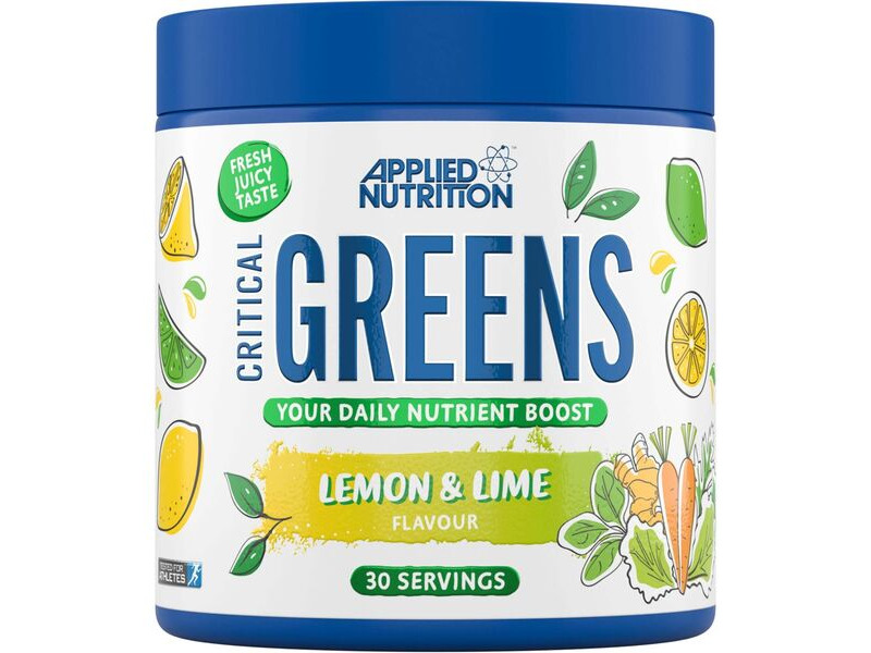 Applied Nutrition Vitality Critical Greens Powder - Lemon and Lime - 150g click to zoom image