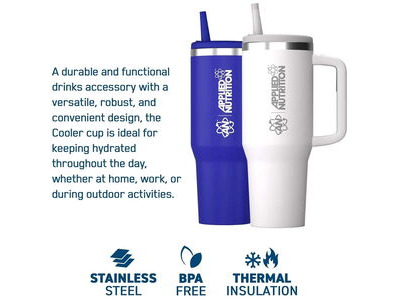 Applied Nutrition Cooler Cup - White - 1200ml click to zoom image